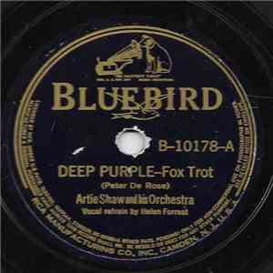Artie Shaw And His Orchestra - Deep Purple / Pastel Blue download flac