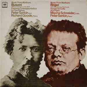 Busoni / Reger - Fantasia Contrappuntistica For Two Pianos / Sonata For Cello And Piano download flac