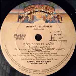 Donna Summer - Recuerdo El Ayer download flac
