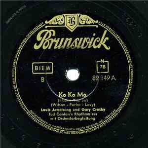 Louis Armstrong Und Gary Crosby  - Ko Ko Mo download flac