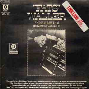 Fats Waller And His Rhythm - (1937/1938) Volume 13 download flac