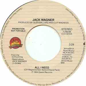 Jack Wagner - All I Need download flac