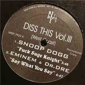 Various - Diss This Vol. III download flac