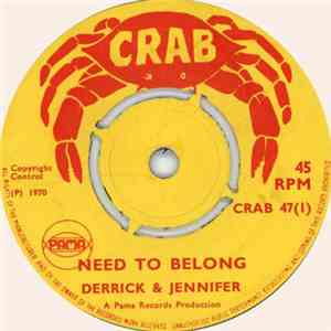Derrick & Jennifer - Need To Belong / Lets Have Some Fun download flac