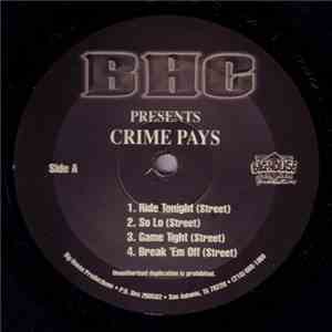 BHC - Presents: Crime Pays download flac