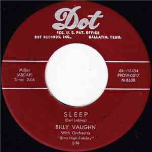 Billy Vaughn With Orchestra - Sleep / Till I Waltz Again With You download flac