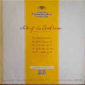 Ludwig van Beethoven, Wilhelm Kempff - Vier Klaviersonaten (Nr. 24 Fis-dur Op. 78 / Nr. 25 G-dur Op. 79 / Nr. 26 Es-dur Op. 81a / Nr. 27 E-moll Op. 90) download flac