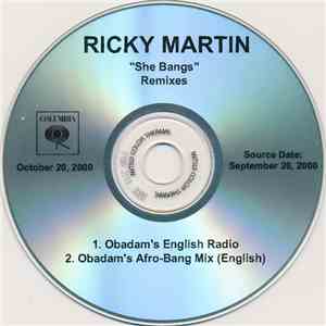 Ricky Martin - She Bangs (Remixes) download flac