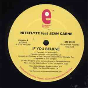 Niteflyte Feat Jean Carne - If You Believe download flac