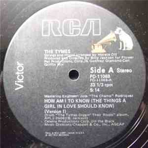 The Tymes - How Am I To Know (The Things A Girl In Love Should Know) download flac