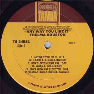 Thelma Houston - Any Way You Like It download flac