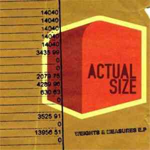 Actual Size - Weights & Measures download flac