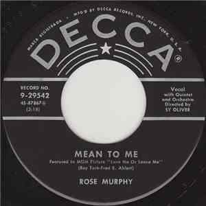Rose Murphy - Mean To Me / Lindy Lou download flac