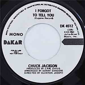 Chuck Jackson - I Forgot To Tell You download flac