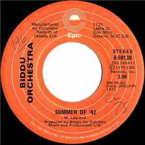 Biddu Orchestra - Summer Of '42 / Northern Dancer download flac