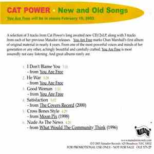 Cat Power - New And Old Songs download flac
