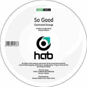 Command Strange - So Good / Get In The Groove download flac