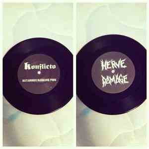 Nerve Damage , Konflicto - Nerve Damge/Konflicto Split download flac