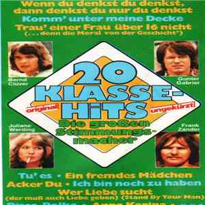 Various - 20 Klasse-Hits Original Ungekürzt - Die Großen Stimmungsmacher download flac