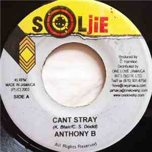 Anthony B - Can't Stray FLAC album