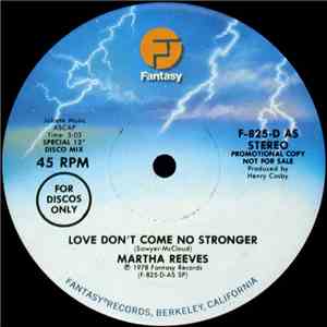 Martha Reeves - Love Don't Come No Stronger / You're Like Sunshine download flac