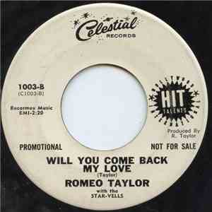 Romeo Taylor  - Will You Come Back My Love download flac
