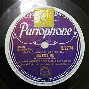 Louis Armstrong & His Hot Seven - Squeeze Me / S.O.L. Blues download flac