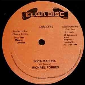 Michael Forbes  - Soca Macusa/Version download flac