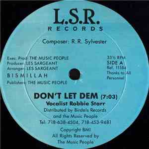 Robbie Starr - Don't Let Dem download flac