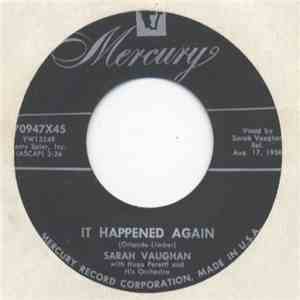 Sarah Vaughan With Hugo Peretti And His Orchestra - It Happened Again / I Wanna Play House download flac