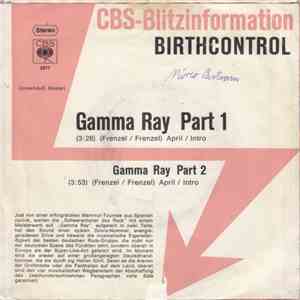 Birth Control - Gamma Ray Part 1+2 FLAC album