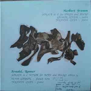 Herbert Fromm / Arnold Rosner - Sonata In G For Violin And Piano / Sonata In C Minor For Horn And Piano, Opus 71 download flac