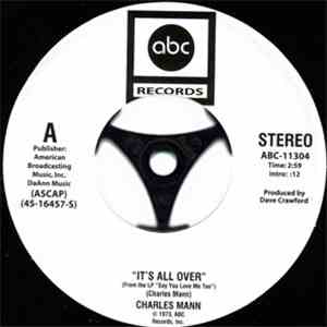 Charles Mann / The Four Pro's - It's All Over / Just Another Girl FLAC album