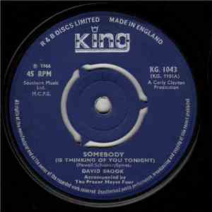 David Brook - Somebody (Is Thinking Of You Tonight) download flac