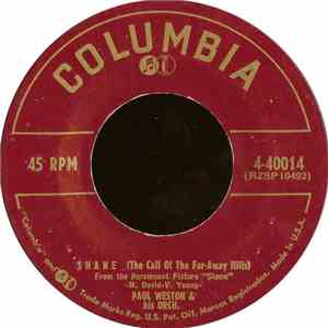 Paul Weston & His Orch. - Shane (The Call Of The Far-Away Hills) download flac
