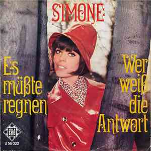 Simone  - Es Müßte Regnen / Wer Weiß Die Antwort download flac