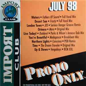 Various - Promo Only Import Club: July 98 download flac