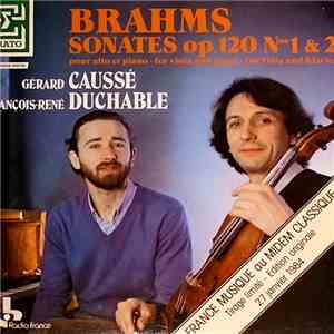 Brahms - Gérard Caussé - François-René Duchâble - Sonates Op.120 Nr. 1&2 download flac