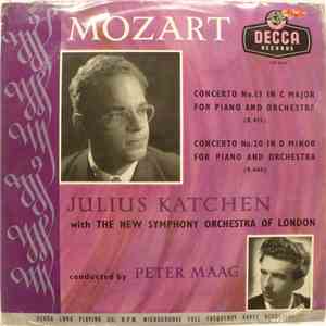 Julius Katchen, The New Symphony Orchestra Of London, Peter Maag - Concerto No. 13 in C Major (K.415), Concerto No 20 in D Minor (K.466) for Piano and Orchestra download flac