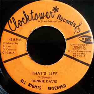 Ronnie Davis - That's Life download flac