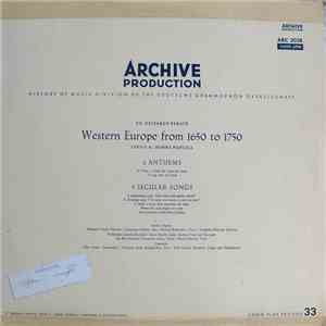 Henry Purcell, Saltire Singers - 2 Anthems; 5 Secular Songs download flac
