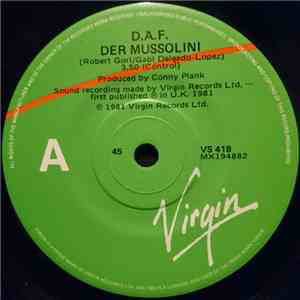 D.A.F. - Der Mussolini / Der Räuber Und Der Prinz download flac