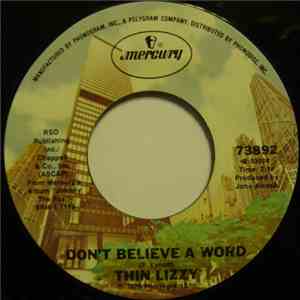 Thin Lizzy - Don't Believe A Word download flac