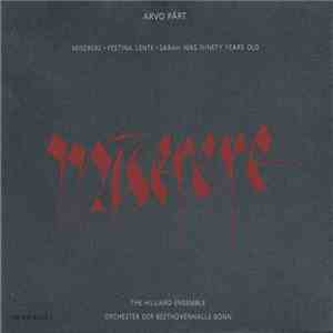 Arvo Pärt - Miserere download flac