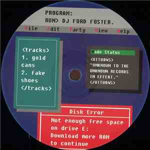 DJ Ford Foster - Gold Cans EP download flac