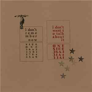 John Bender - I Don't Remember Now / I Don't Want To Talk About It FLAC album