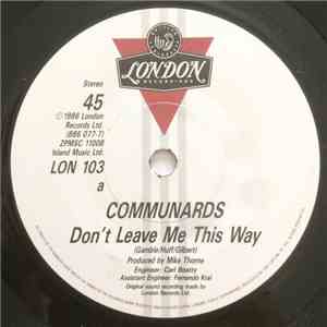 Communards - Don't Leave Me This Way download flac