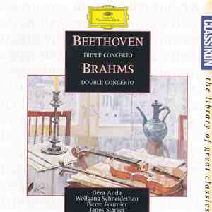 Beethoven / Brahms, Ferenc Fricsay, Géza Anda, Wolfgang Schneiderhan, Pierre Fournier, Janos Starker - Beethoven Triple Concerto - Brahms Double Concerto download flac
