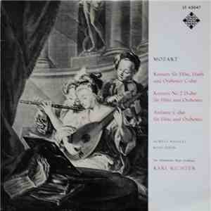 Mozart - Das Münchener Bach-Orchester, Aurèle Nicolet, Rose Stein, Karl Richter - Konzert Für Flöte, Harfe Und Orchester C-dur - Konzert Nr.2 D-dur Für Flöte Und Orchester - Andante C-dur Für Flöte Und Orchester download flac