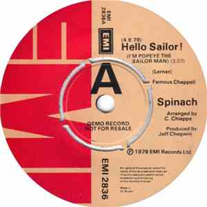 Spinach - Hello Sailor! (I'm Popeye The Sailor Man) download flac